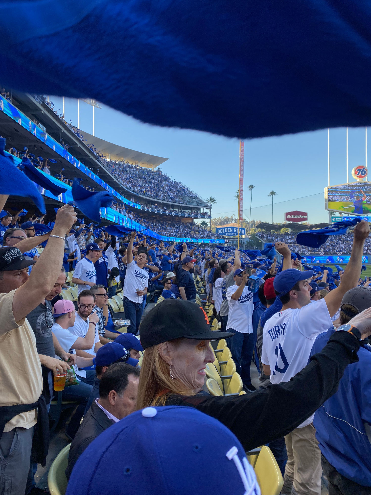 Dodger Stadium Blue Towels