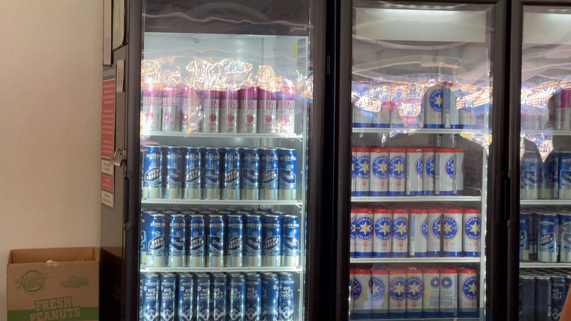 Dodger Stadium Canned Beer Stations