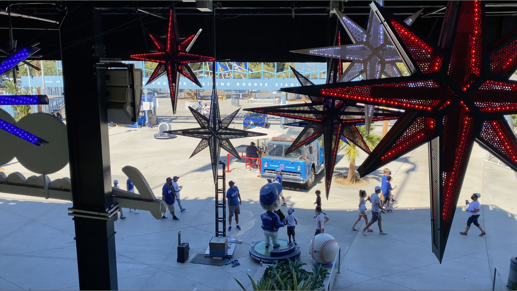 Dodger Stadium Centerfield Plaza