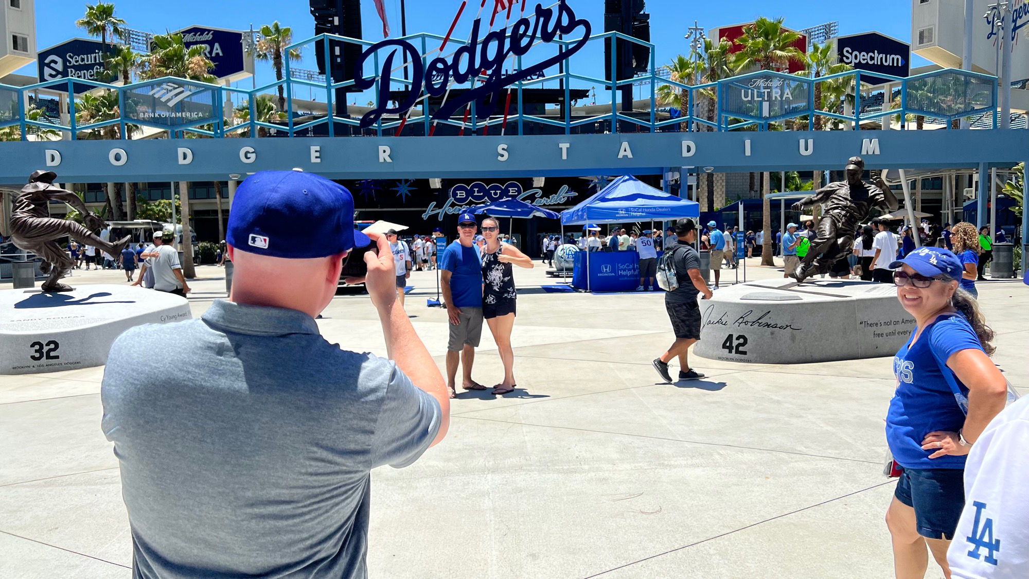 Dodger Stadium Centerfield Plaza