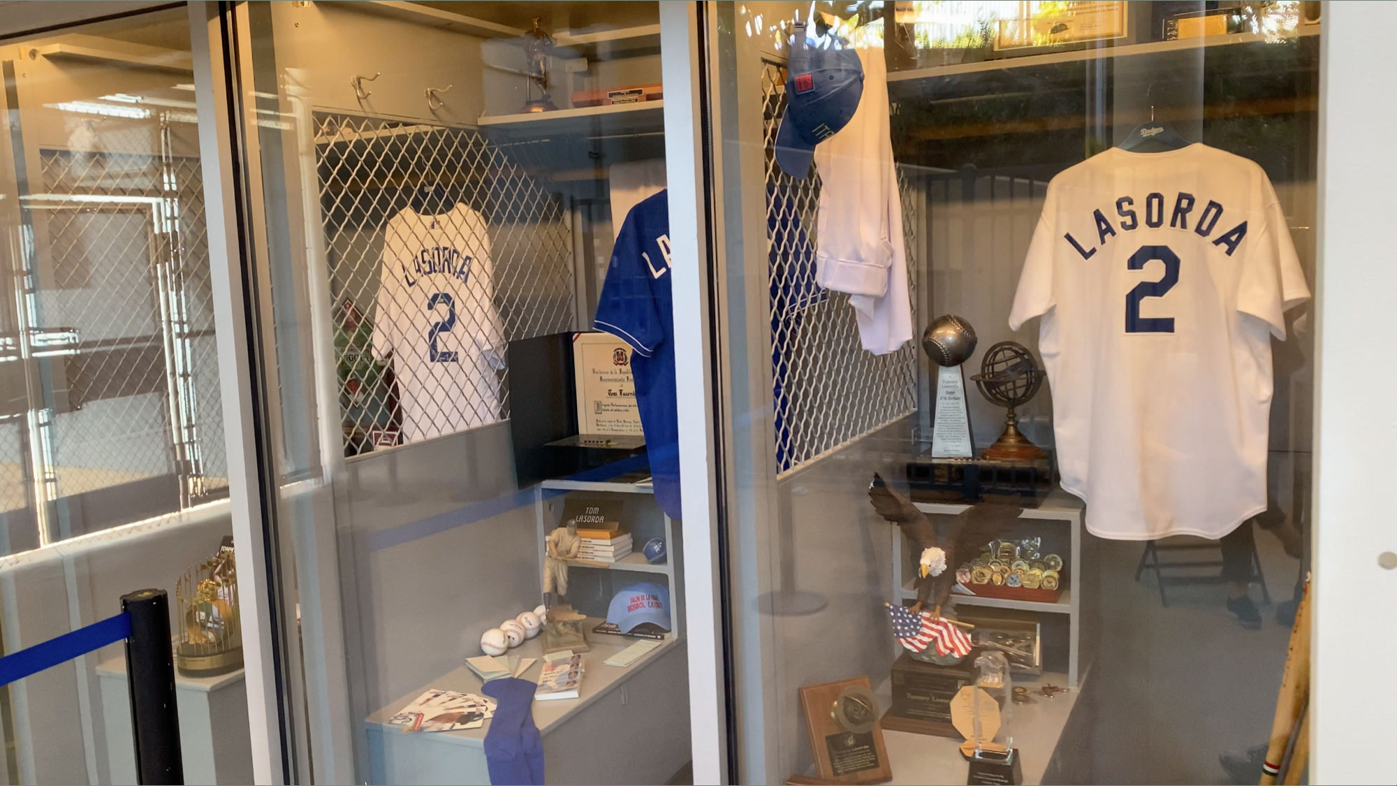 Dodger Locker Tommy Lasorda