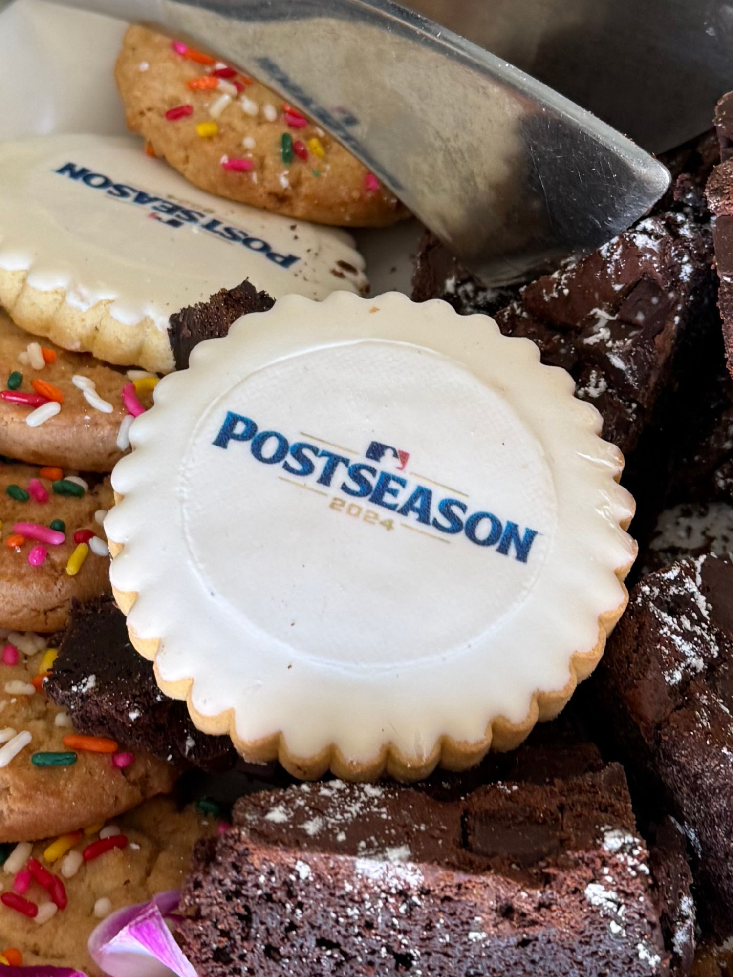 Dodger Stadium Postseason Cookies