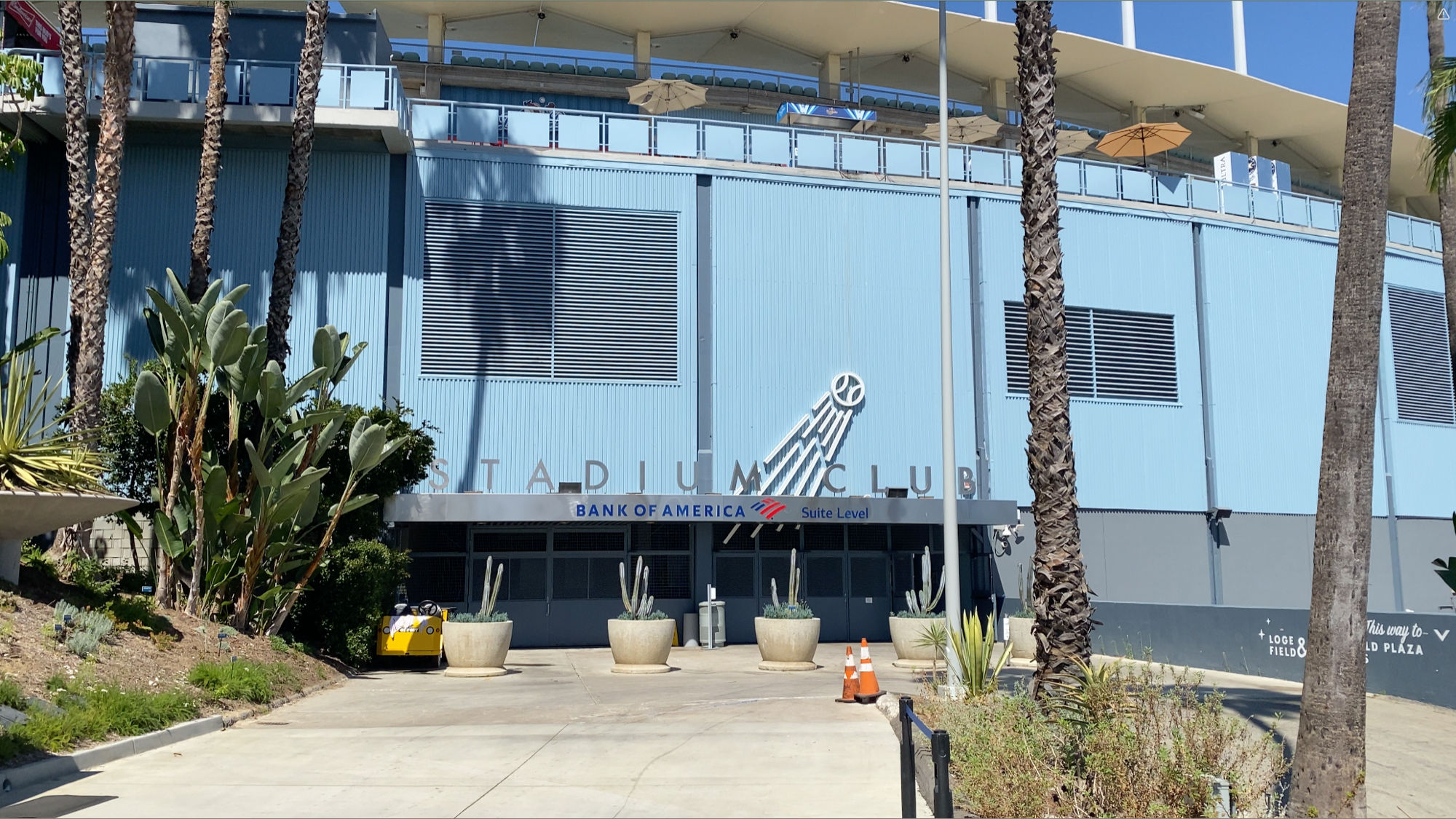 Entrances and Exits at Dodger Stadium