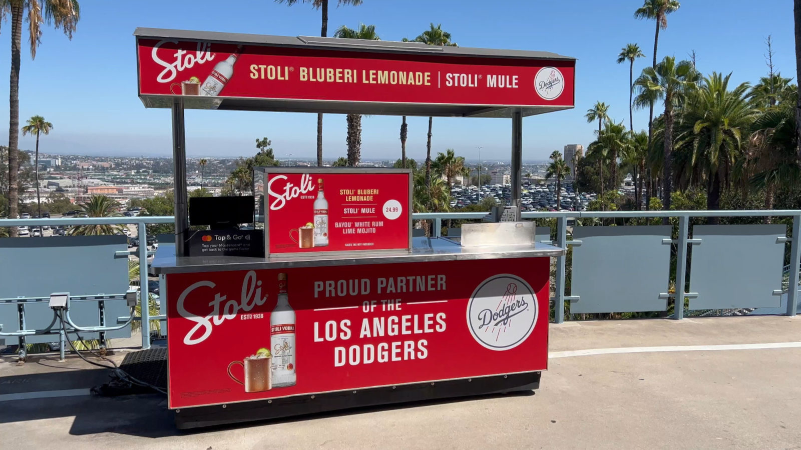 Dodger Stadium Stoli Lemonade Stand