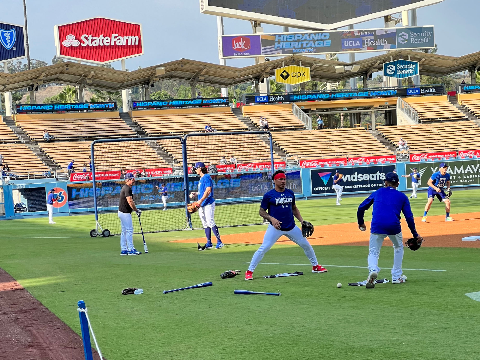 Dodgers Batting Practice