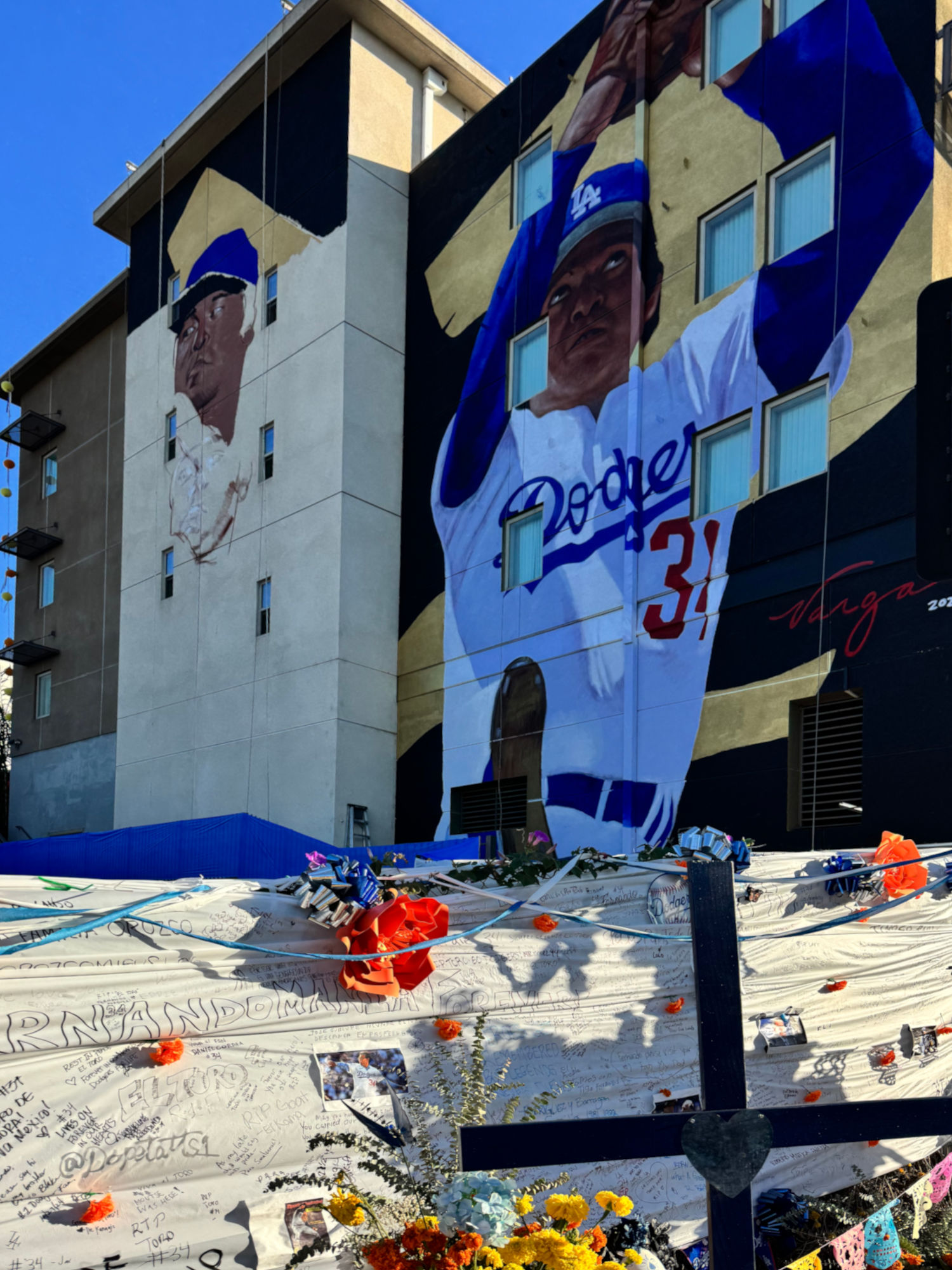 Fernando Valenzuela Boyle Heights Mural Memorial