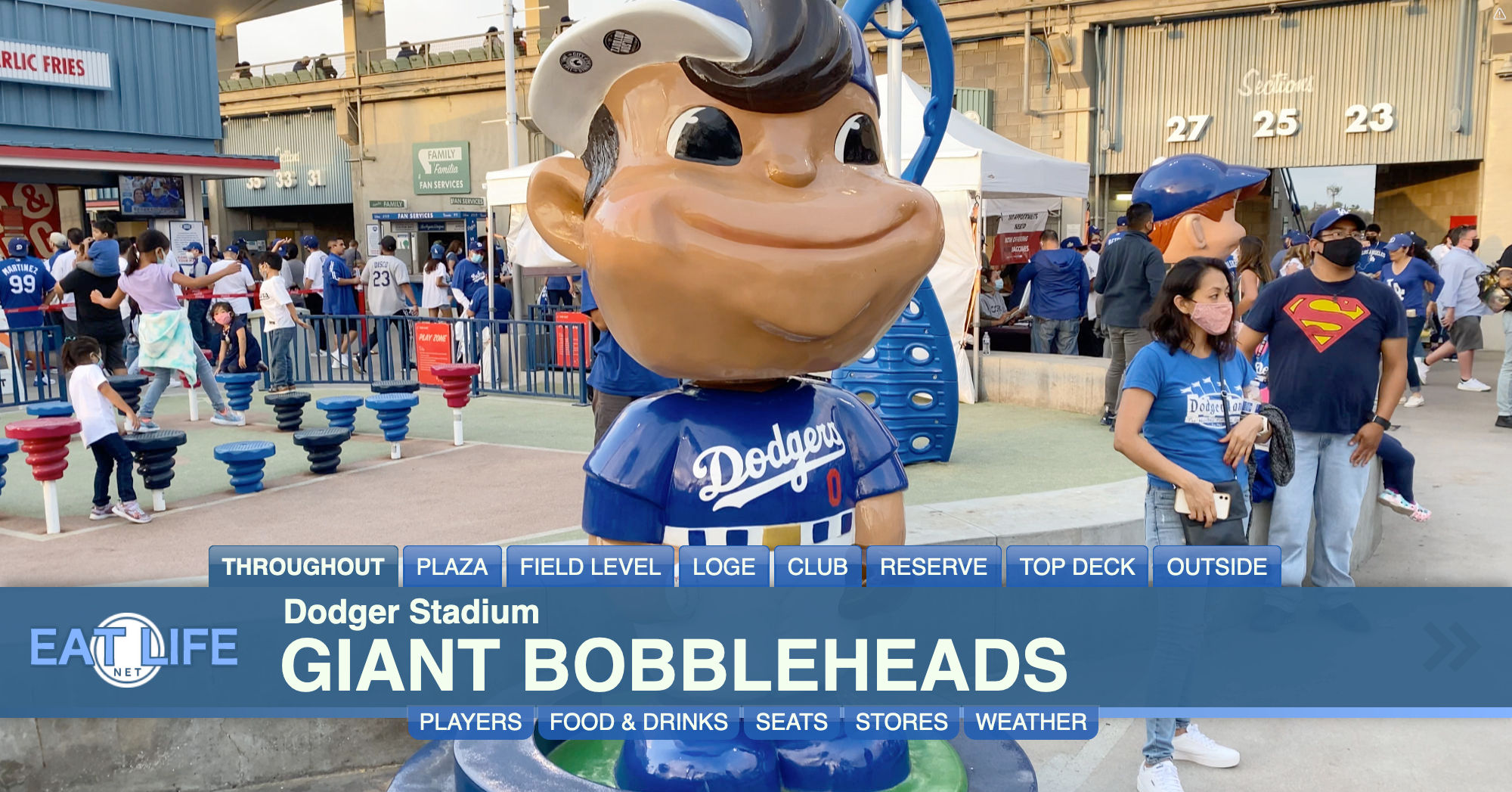 Bobbleheads at Dodger Stadium