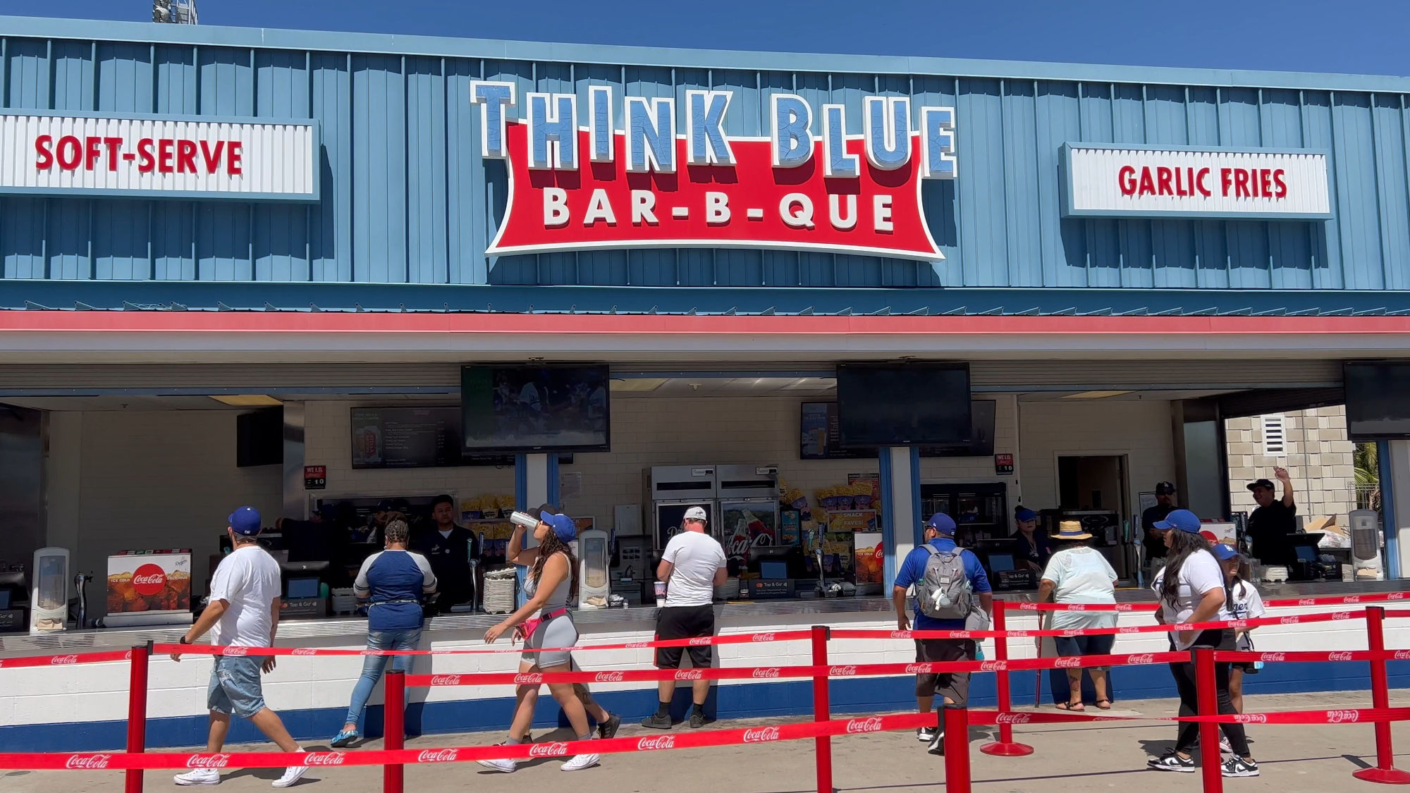 Think Blue Bar-B-Que at Dodger Stadium