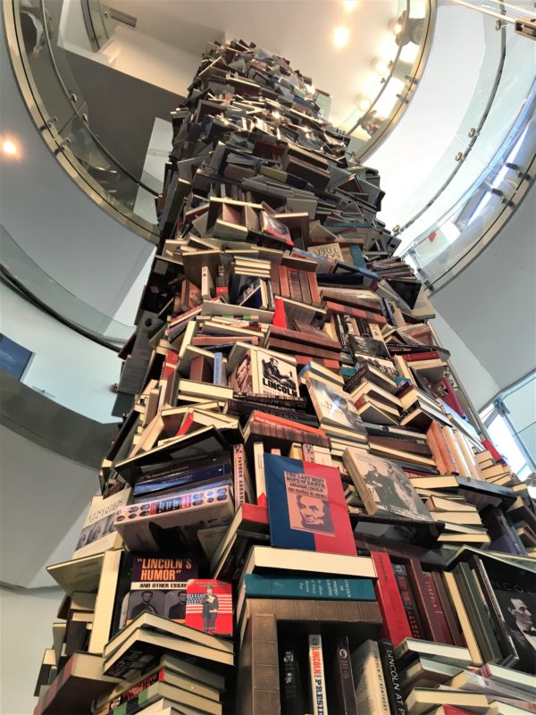 Stack of Abraham Lincoln Books