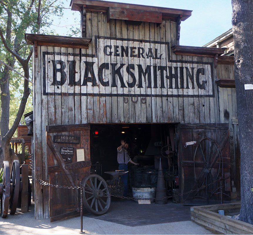 Knott's Berry Farm Ghost Town Blacksmith