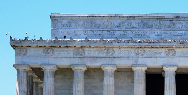 State Names on Attic and Frieze