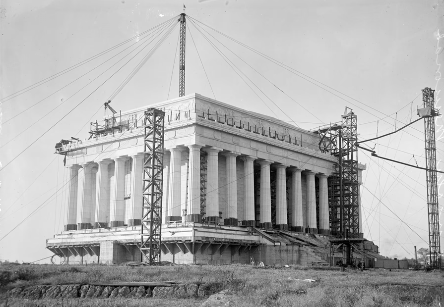 Lincoln Memorial Construction