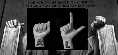 Lincoln Memorial Sign Language