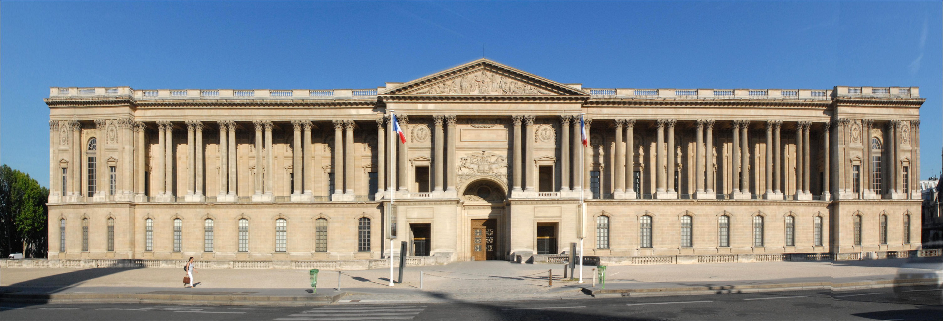 east front of the Louvre