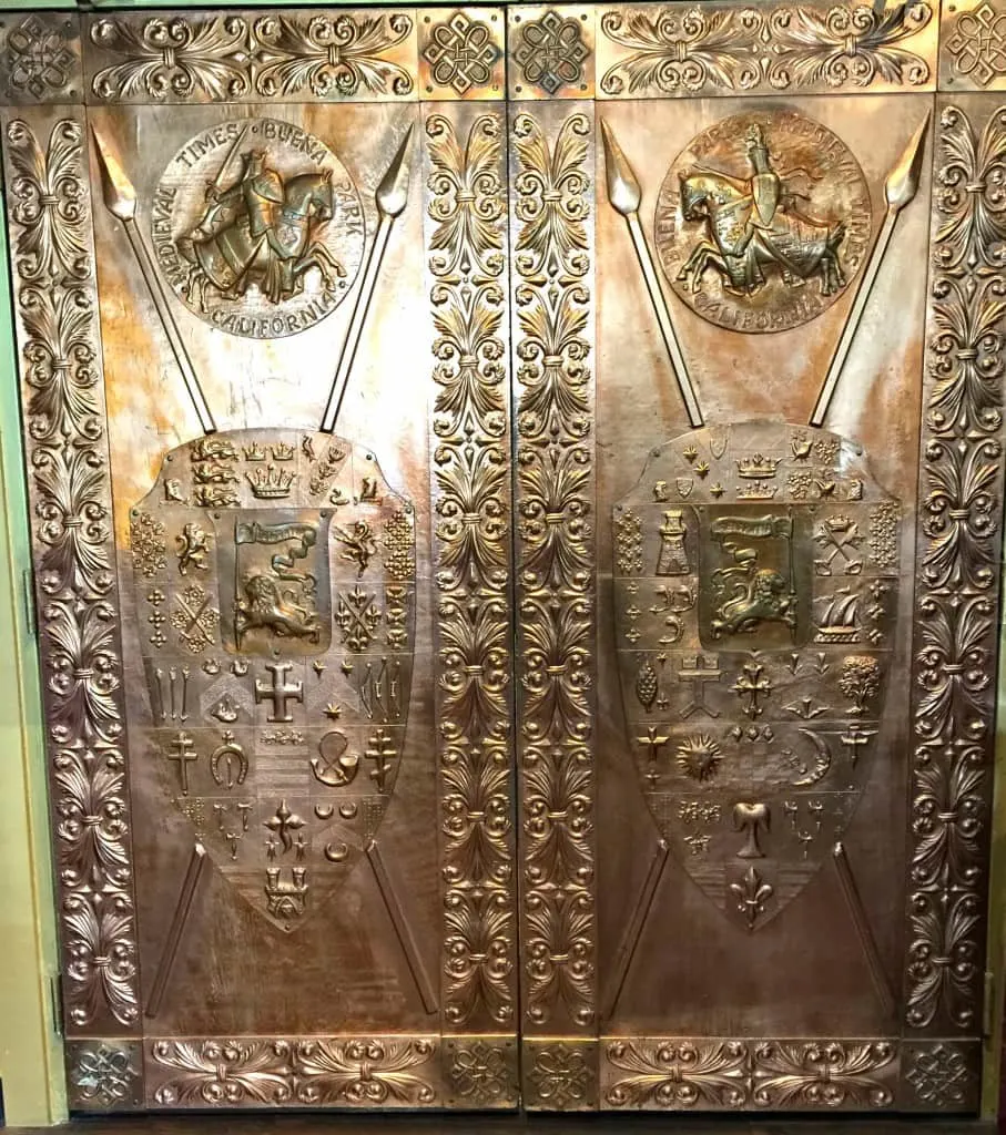 Medieval Times Bronze Doors
