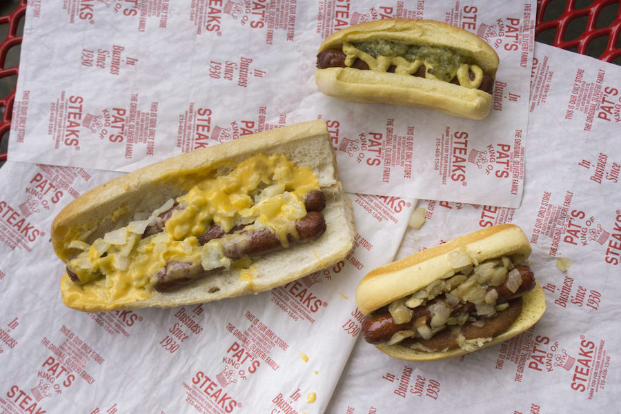 Pats King of Steaks sells hot dogs