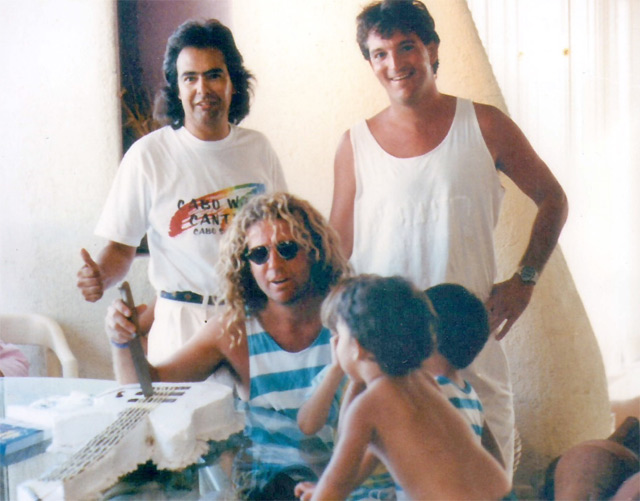 Sammy Hagar, Jorge Viana and Marco Monroy