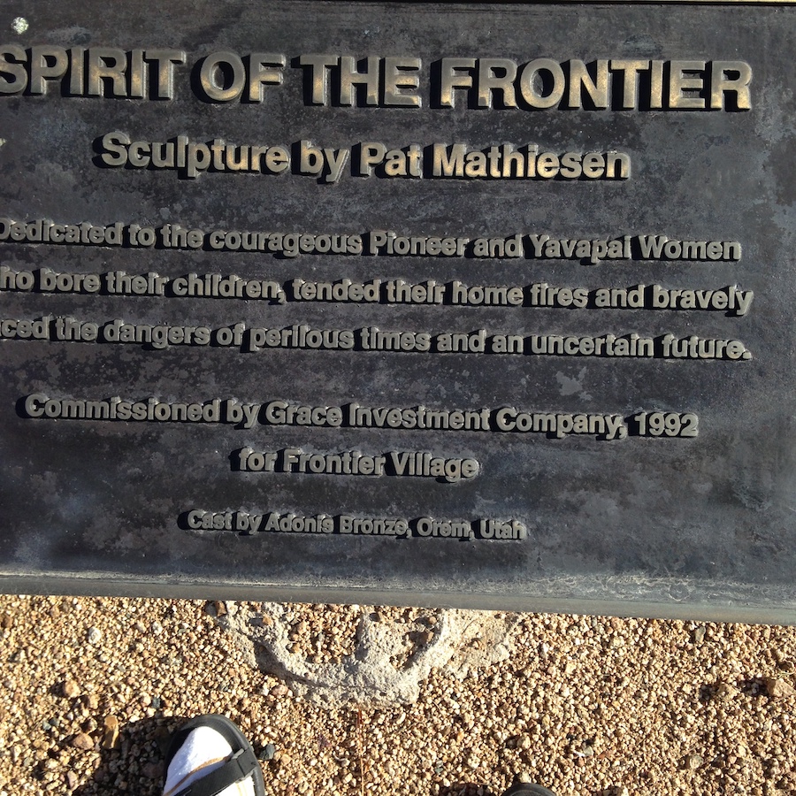 Spirit of the Frontier Plaque
