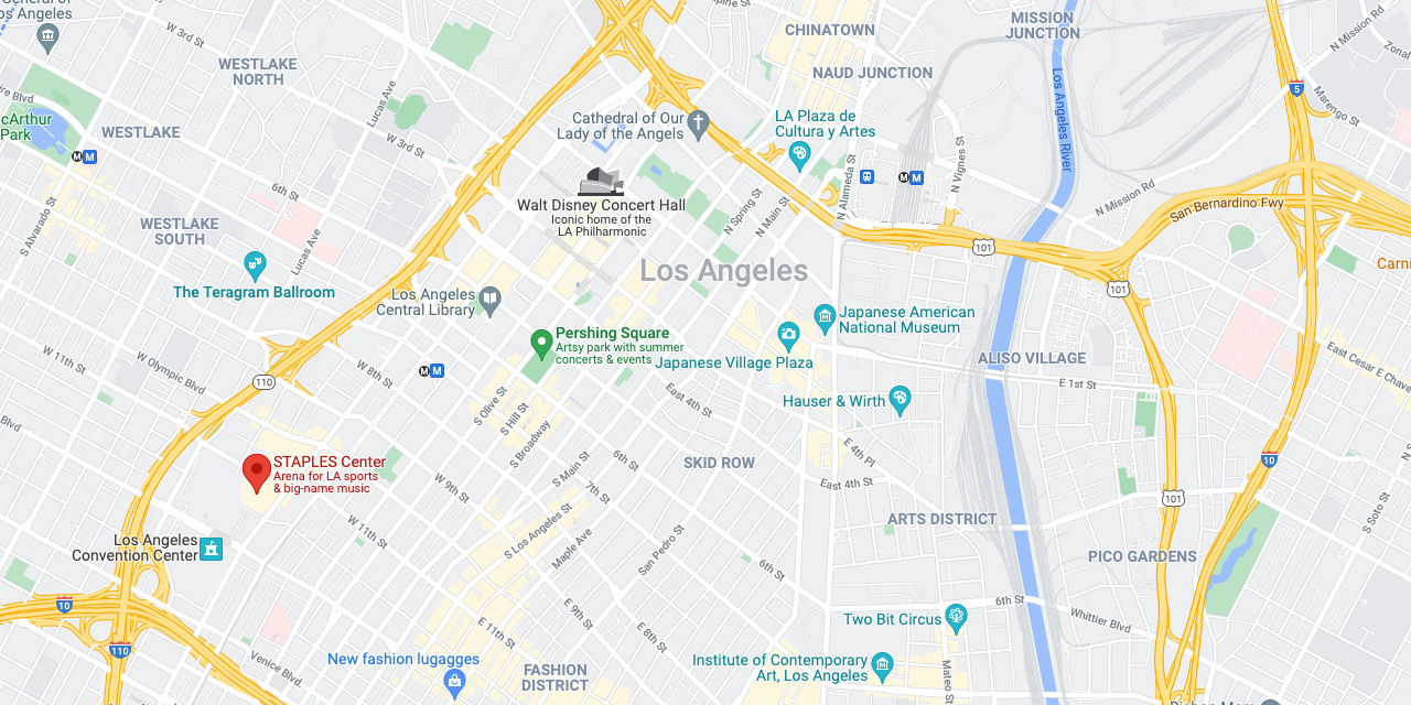 Staples Center Google Maps 
