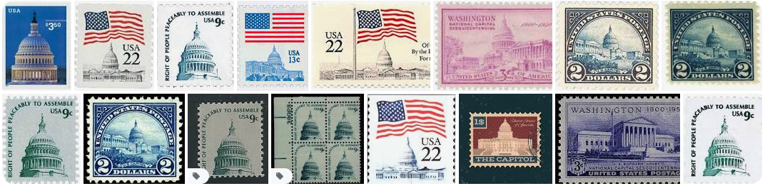 US Capitol Stamps