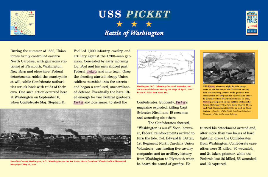 USS Picket Plaque