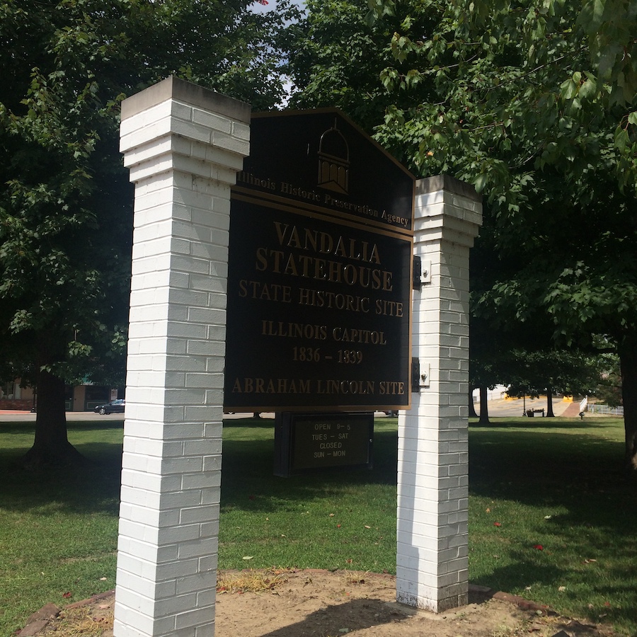 Vandalia Statehouse Sign