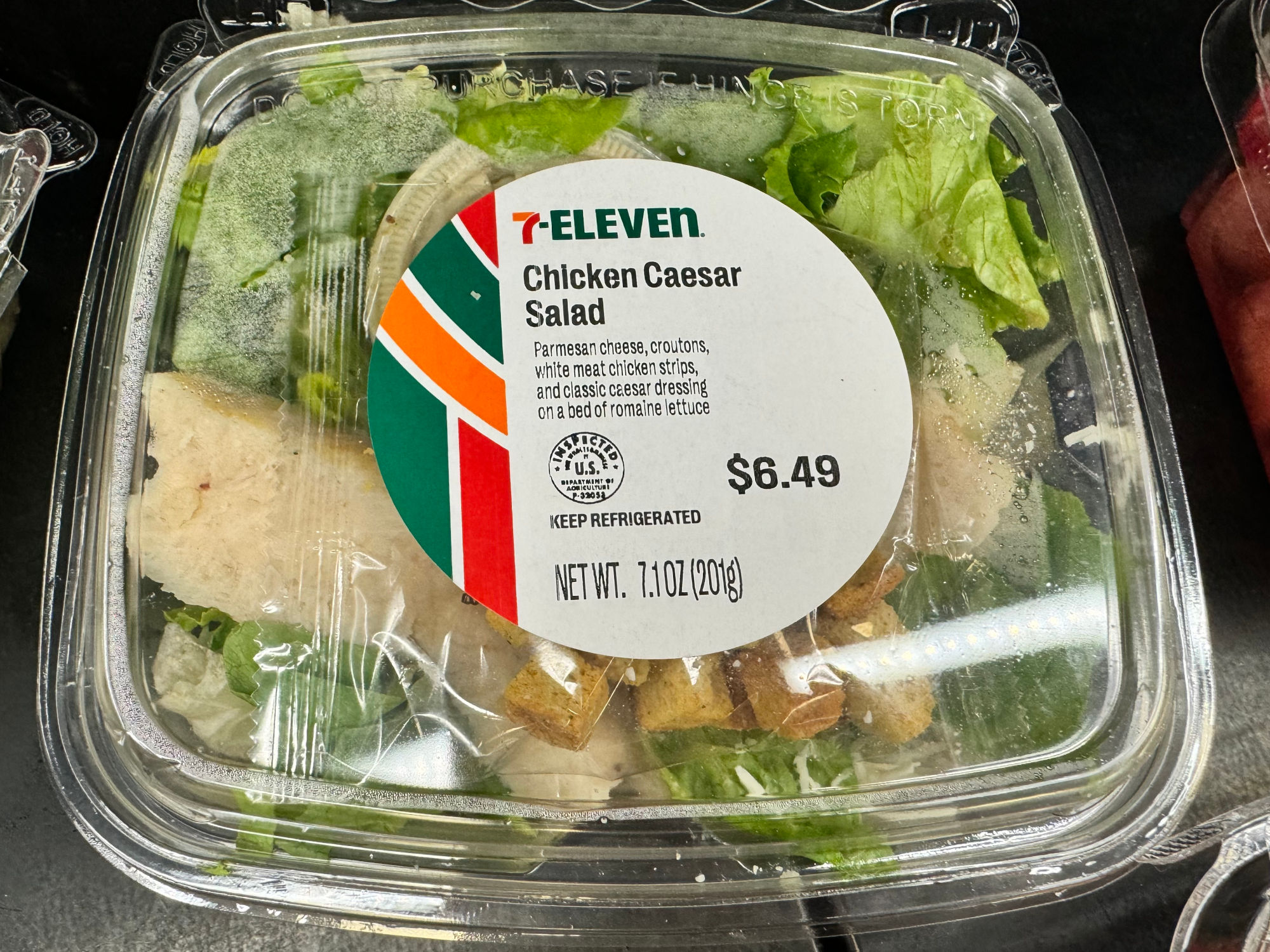 7-Eleven Chicken Caesar Salad