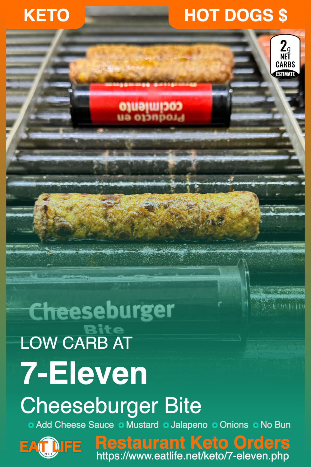 7 Eleven Keto Cheeseburger Bite