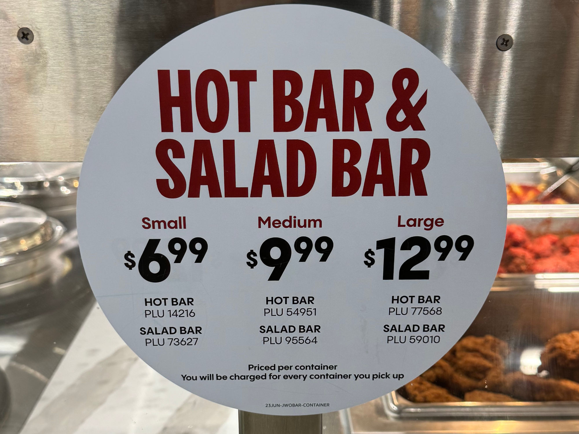 Amazon Fresh Hot Bar & Salad Bar