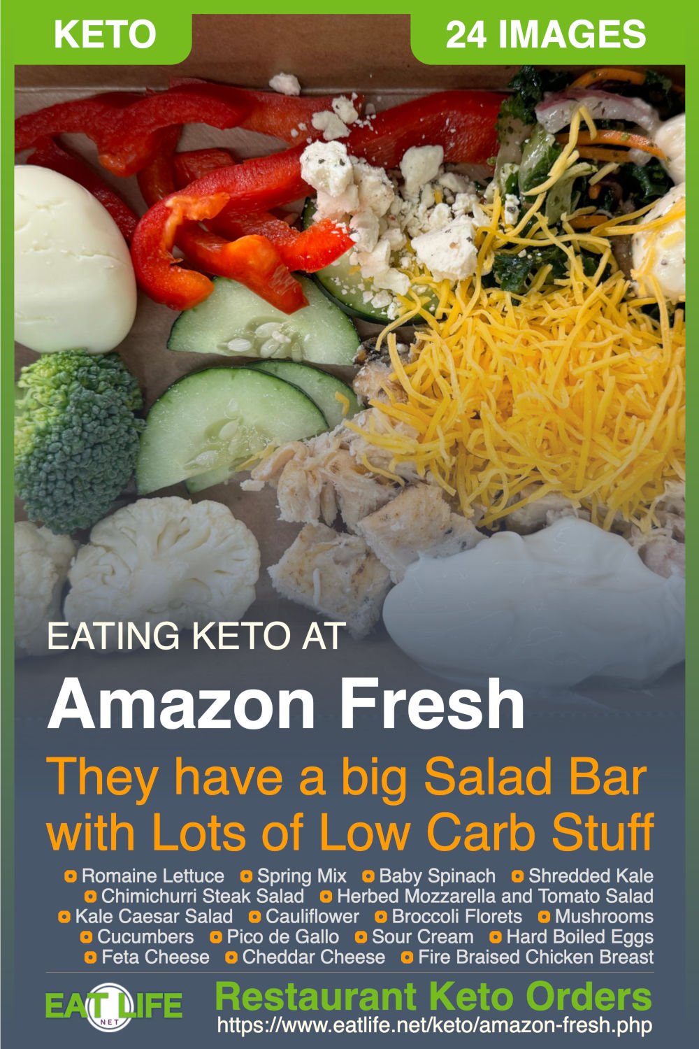 Amazon Fresh Keto Salad Bar