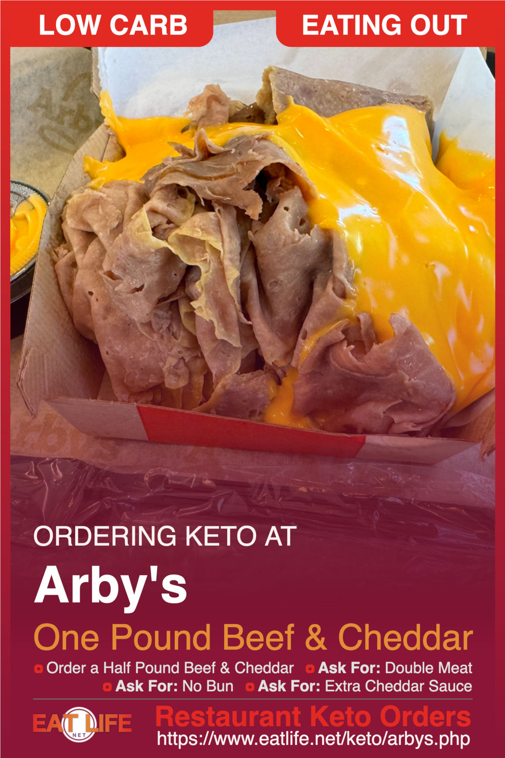 Arbys Keto Beef Cheddar