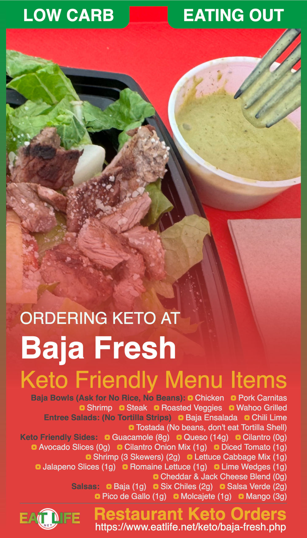 Keto at Baja Fresh