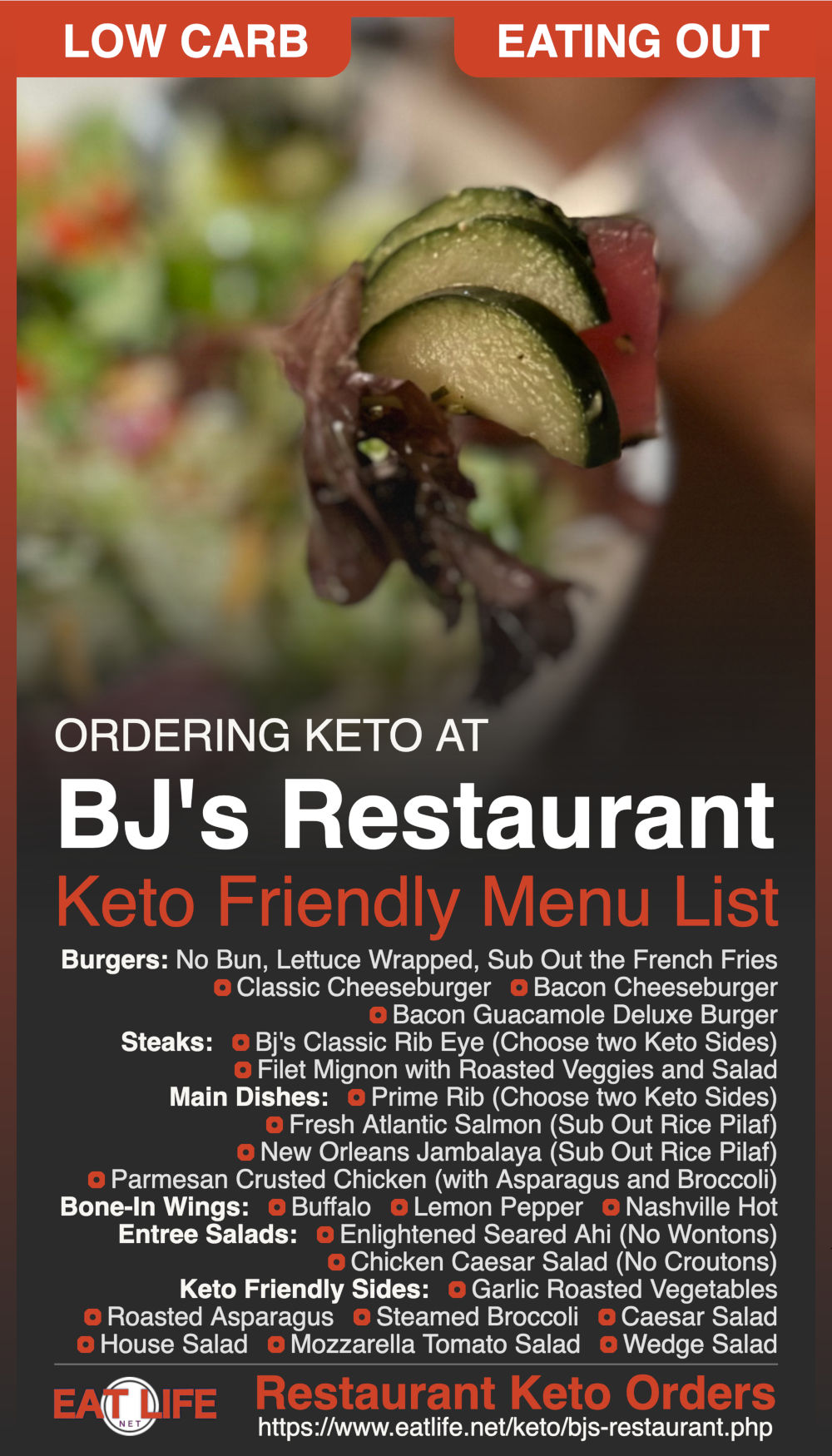 Keto at BJ's Restaurant