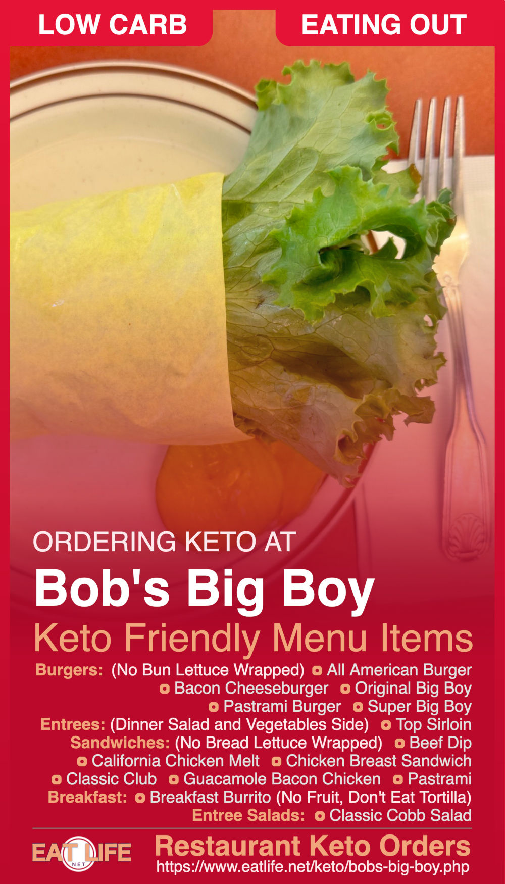 Keto at Bob's Big Boy