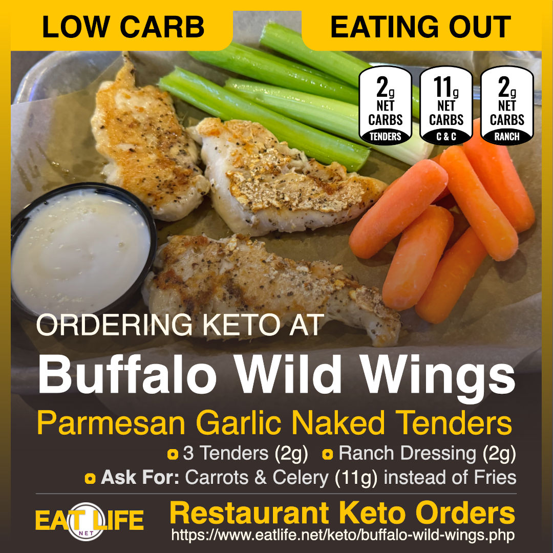 Buffalo Wild Wings Keto Naked Tenders