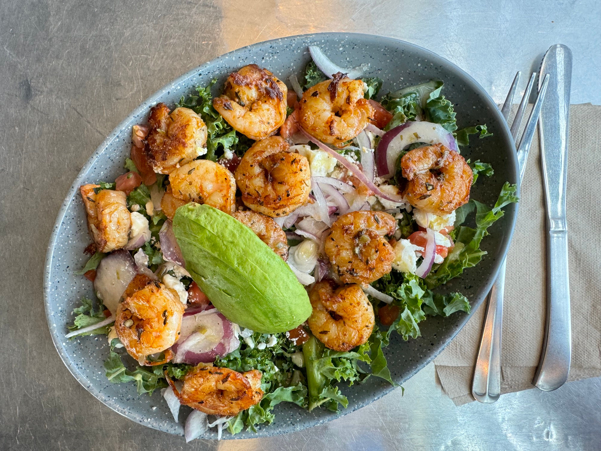 California Fish Grill Grilled Shrimp & Avocado Salad