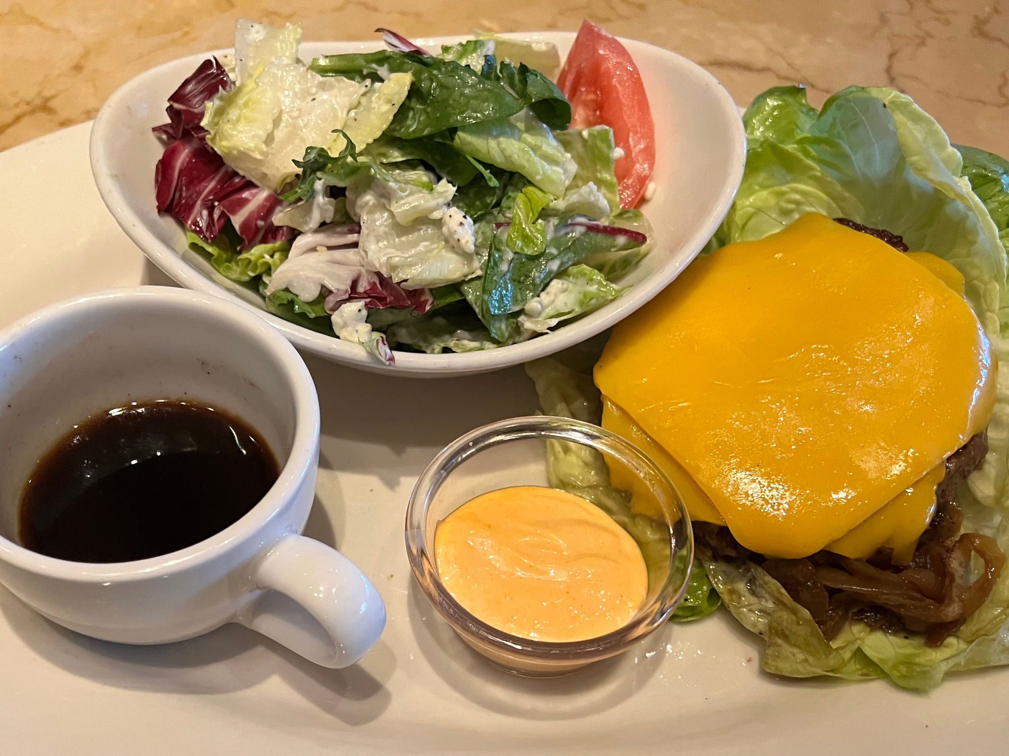 Cheesecake Factory Keto French Dip Cheeseburger