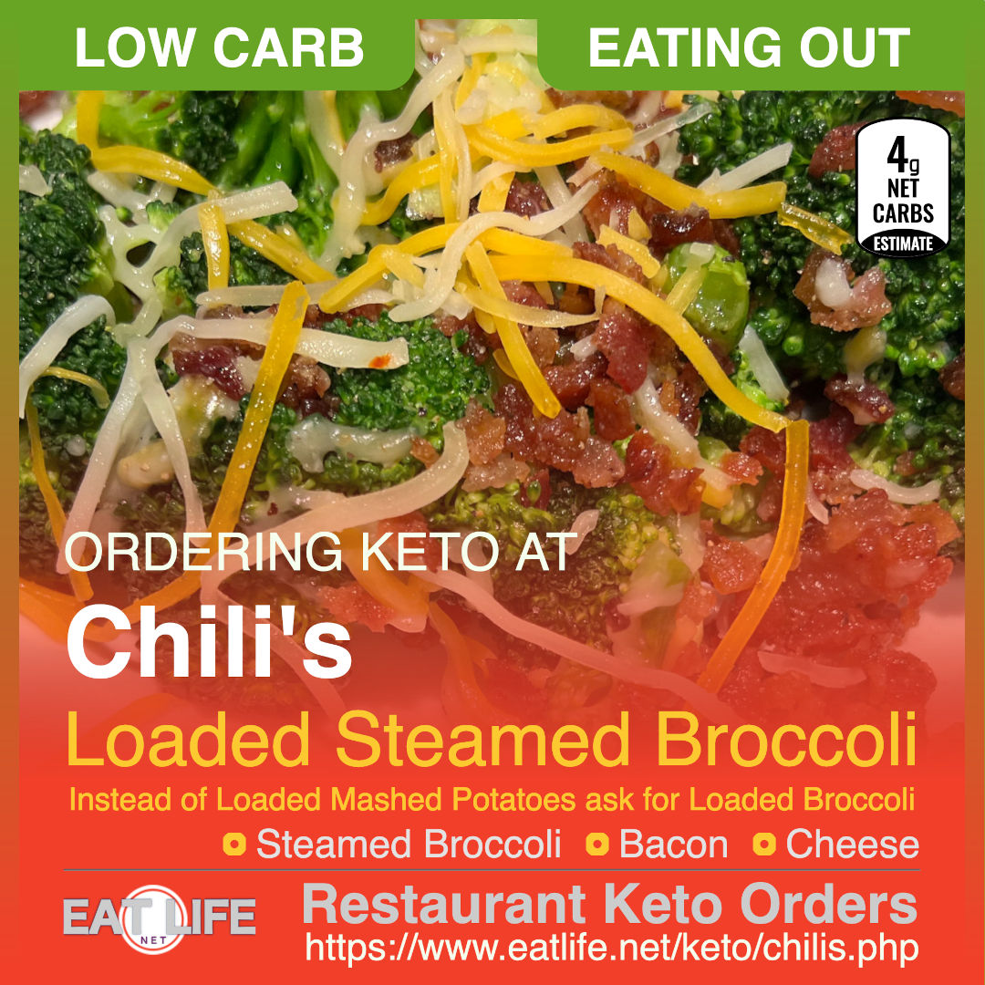 Chilis Keto Loaded Steamed Broccoli