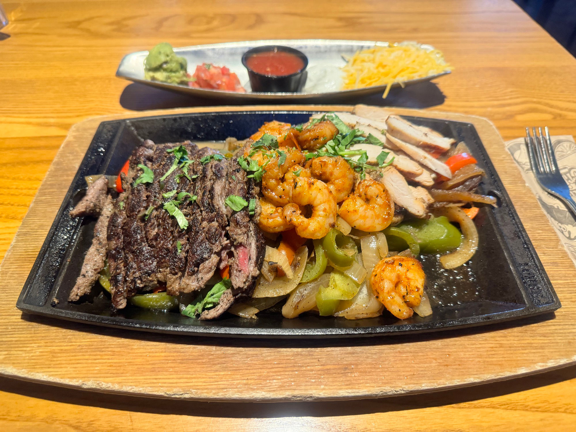 Chili's Keto Fajita Trio