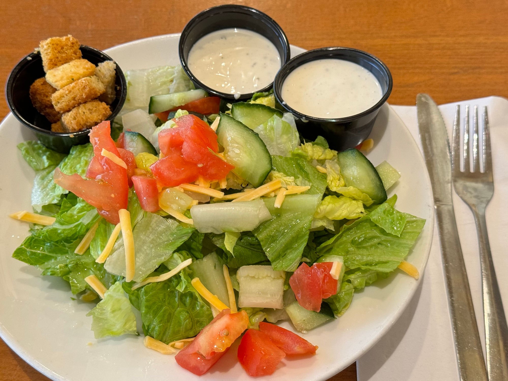 Coco's Bakery Restaurant Fresh Garden Salad