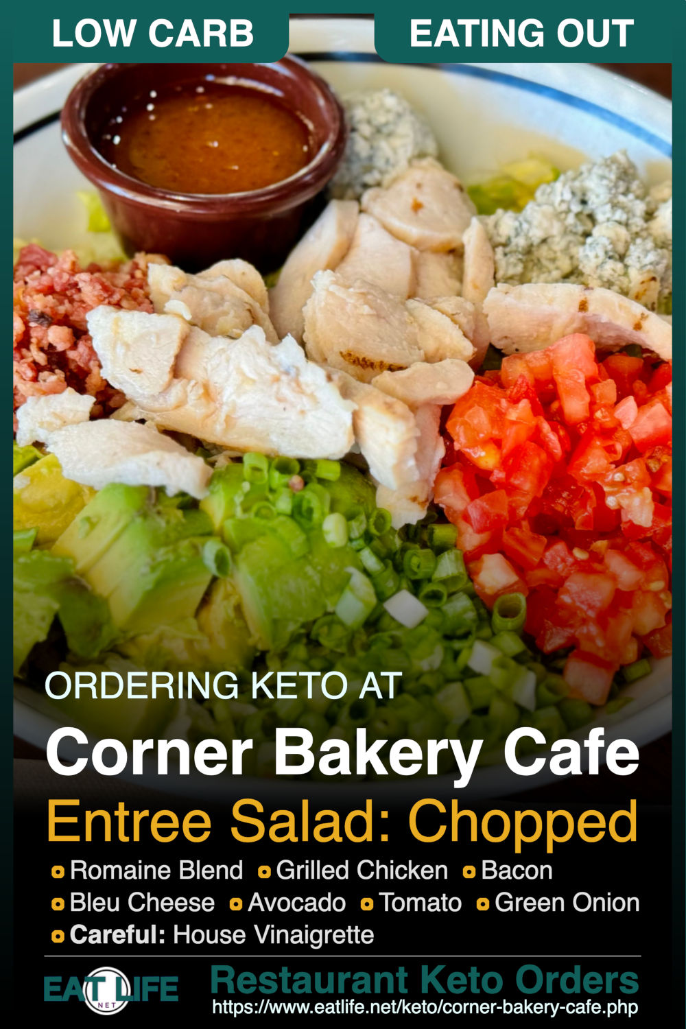 Corner Bakery Cafe Keto Chopped