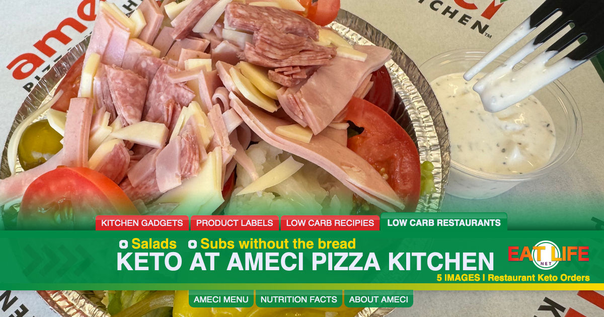 Low Carb at Ameci Pizza Kitchen