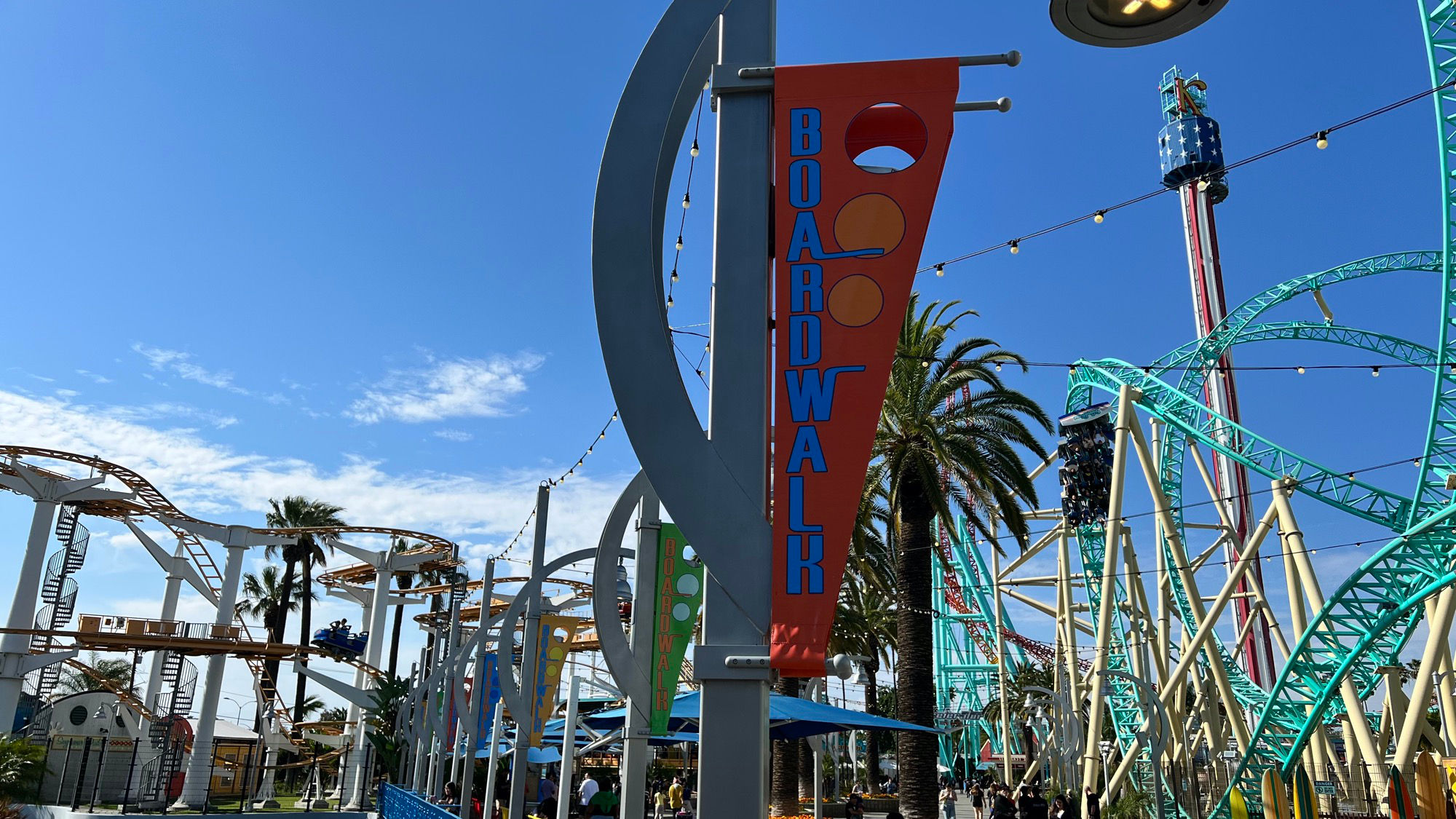 Boardwalk Pier Sign Orange