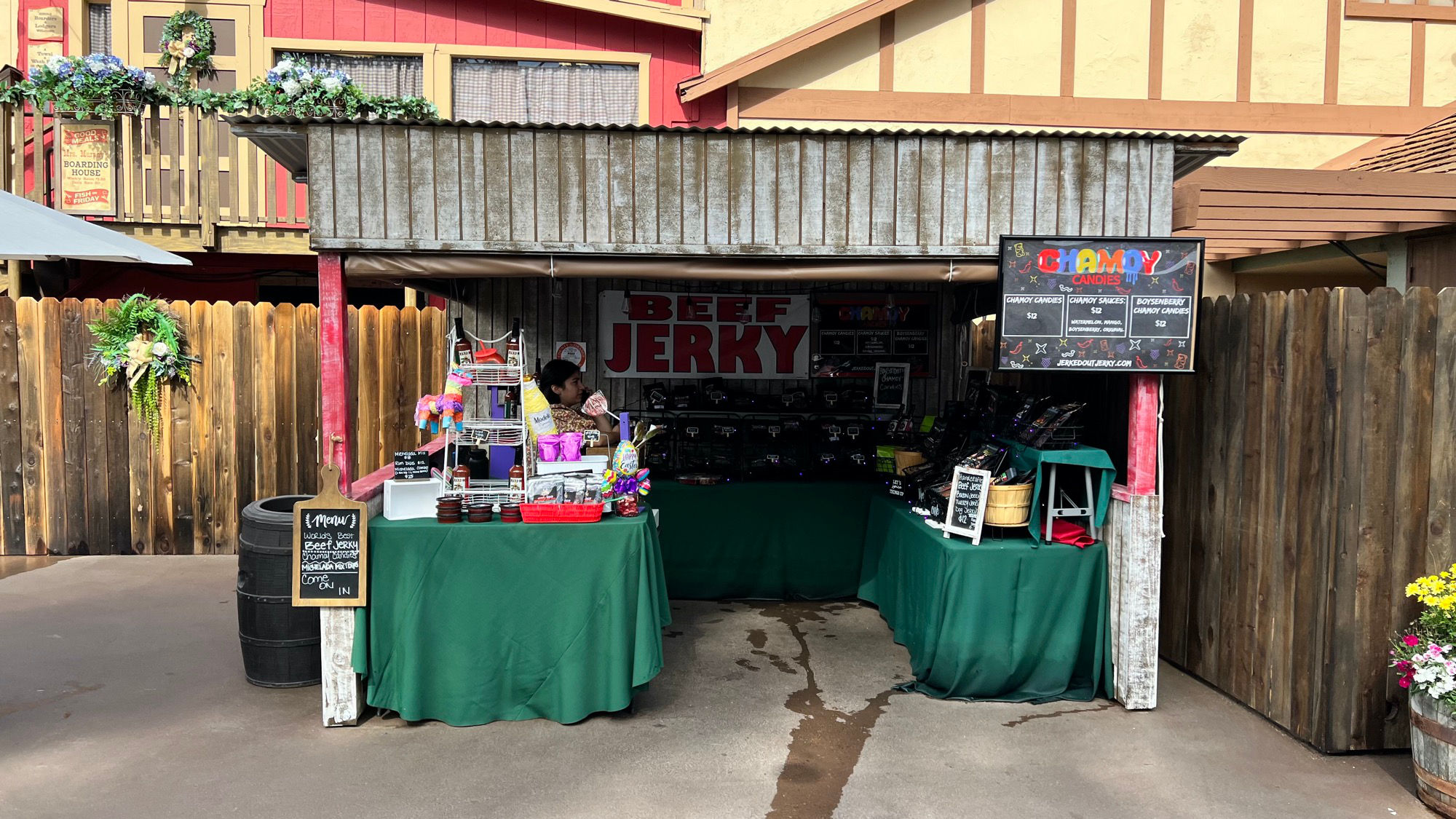 Boysenberry Festival Beef Jerky Booth