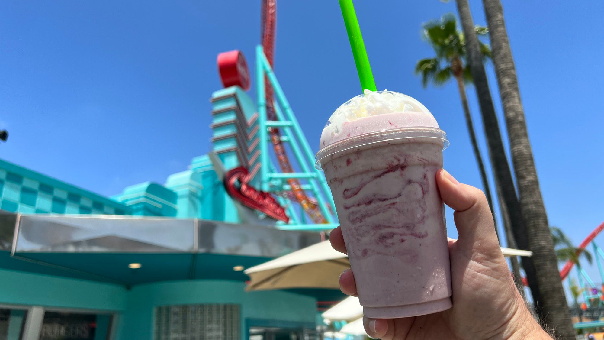 Coasters Drive In Boysenberry Milkshake