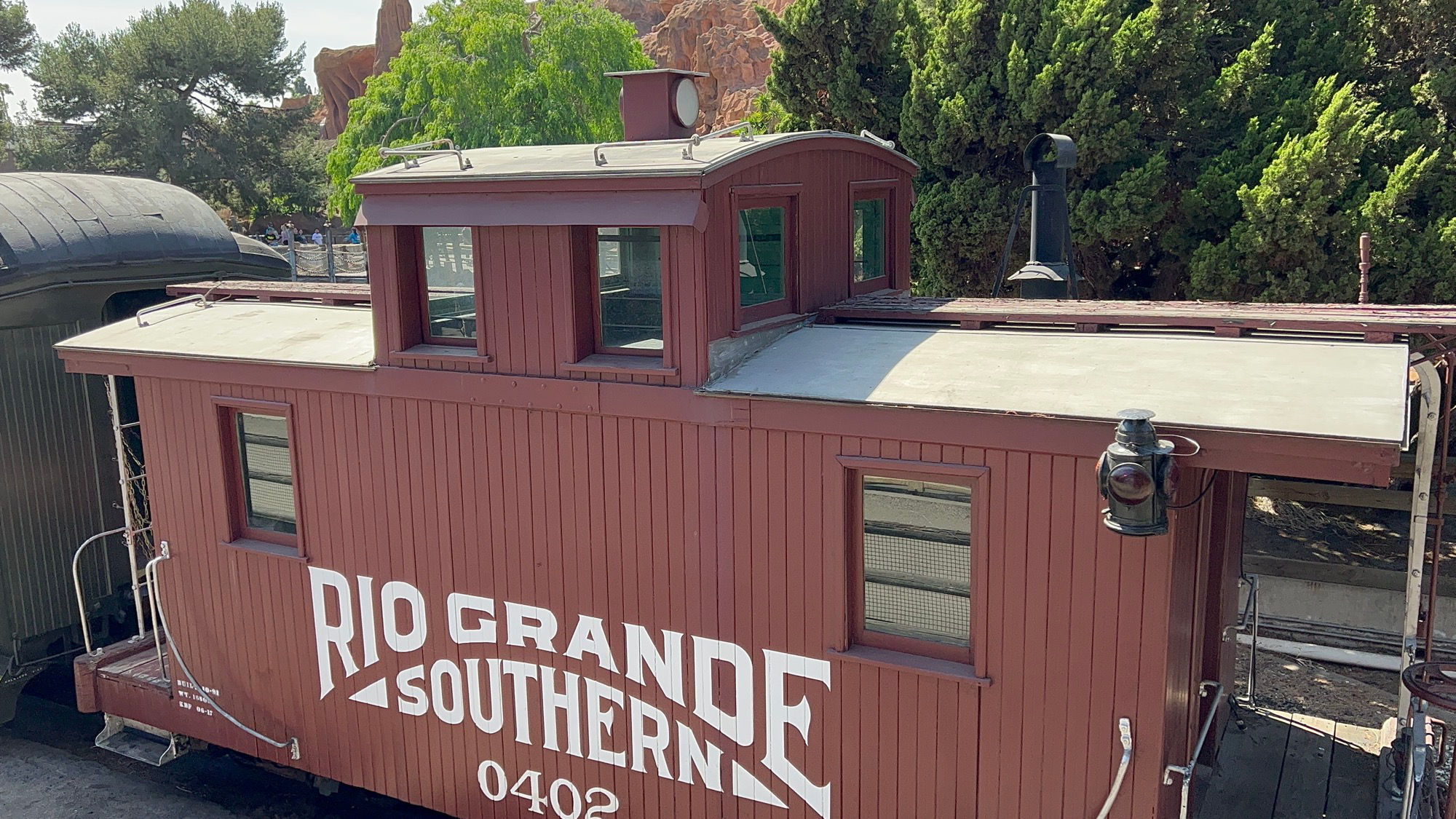 View of the Caboose from Butterfield Stagecoach