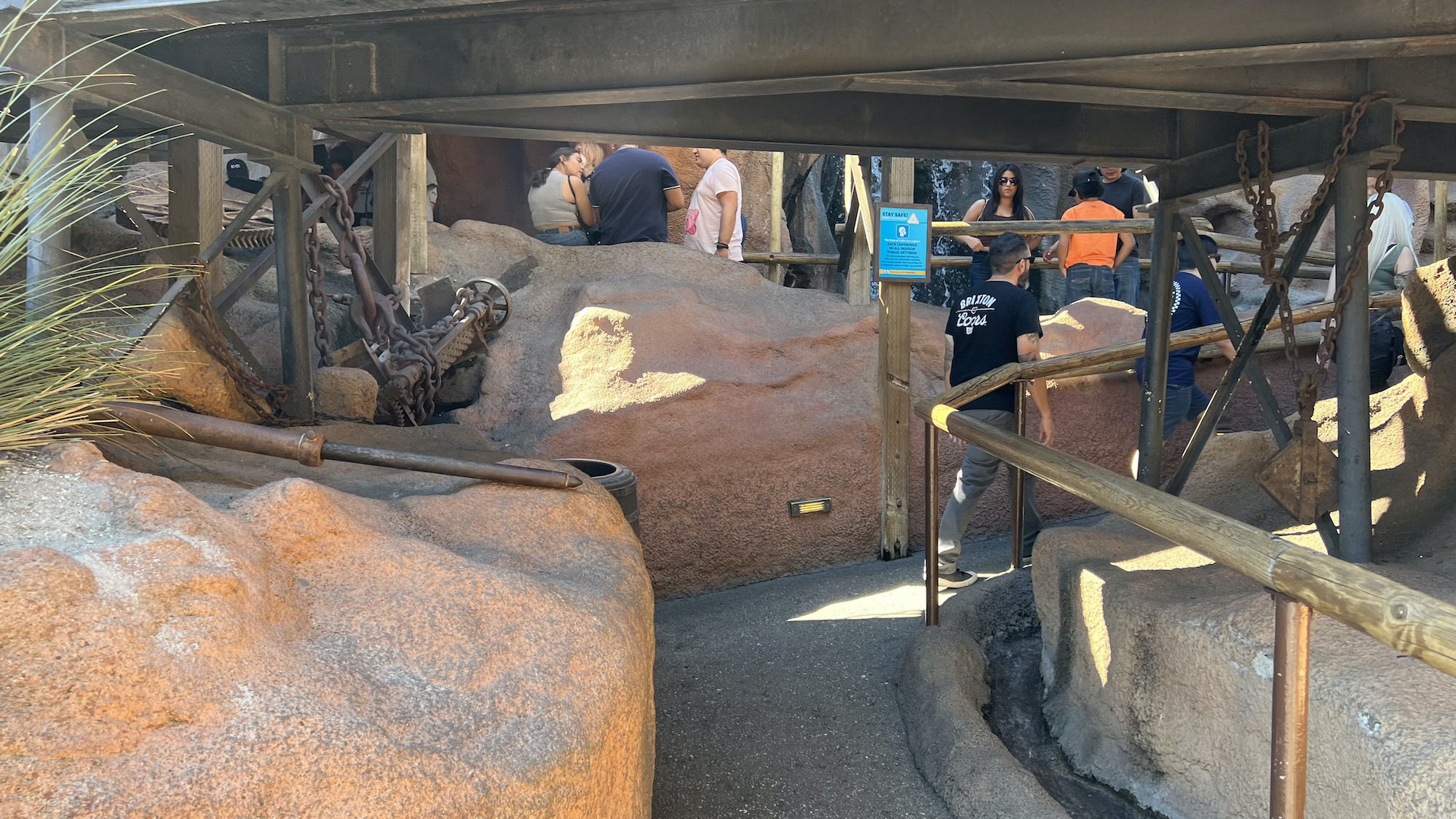 Calico Mine Ride Queue