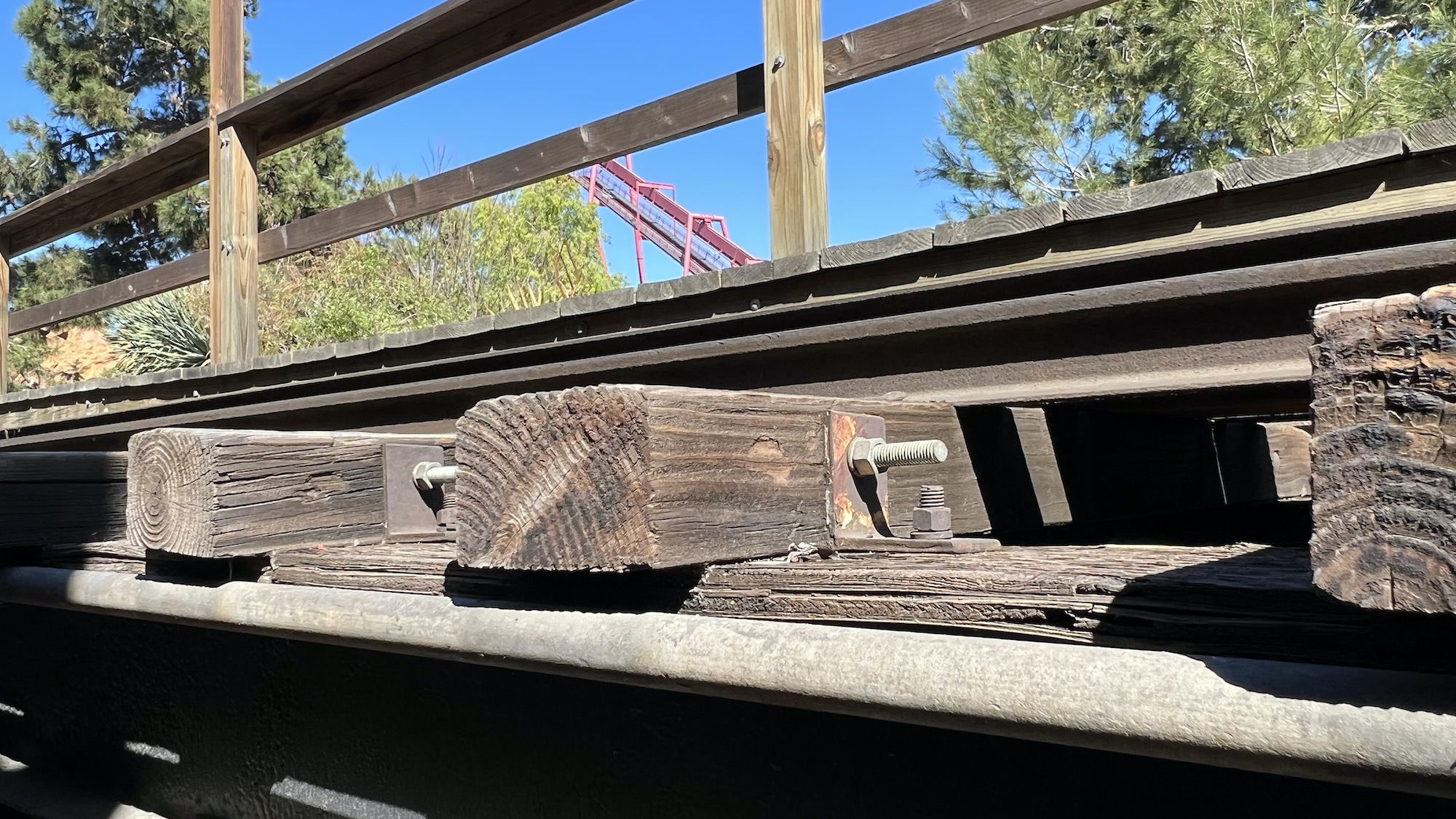 Calico Mine Ride Rail Road Tie