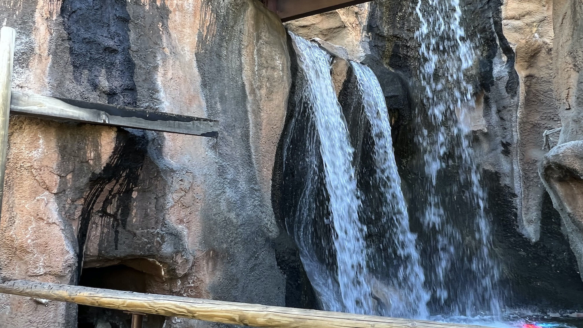 Calico Mine Ride Waterfall