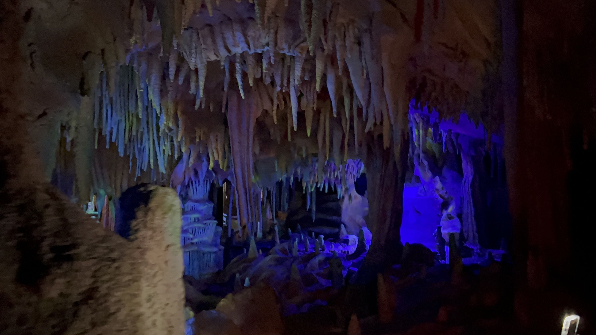 Calico Mine Ride Stalactites